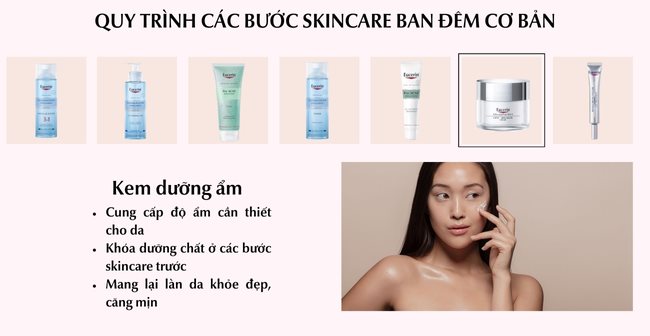 Bước 9 các bước skincare: Sử dụng kem dưỡng ẩm