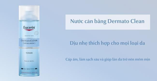 Cách dùng toner DermatoCLEAN cho da nhạy cảm