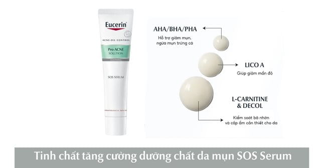 Cách giảm mụn tuổi dậy thì với Eucerin SOS Serum