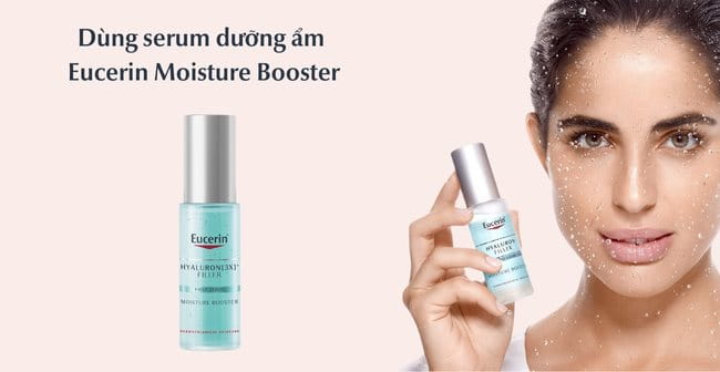 Dùng serum dưỡng ẩm