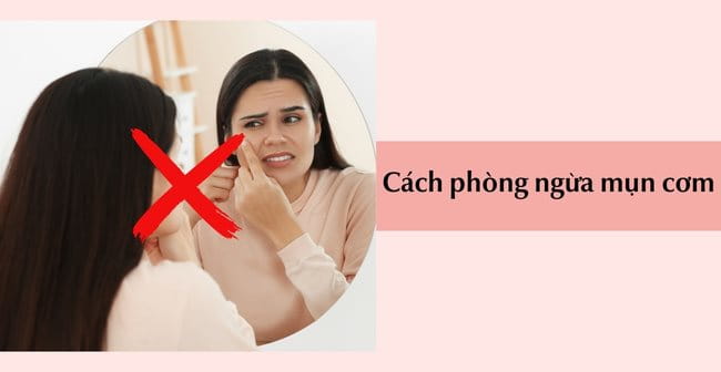 Cách phòng ngừa mụn cơm