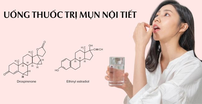 Phương pháp điều trị mụn nội tiết truyền thống bằng thuốc