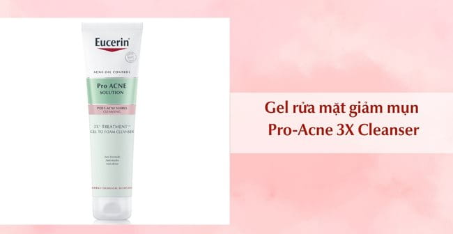 Gel rửa mặt giảm mụn đầu tiên Pro-Acne 3X Cleanser